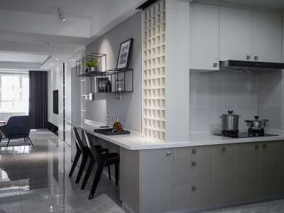 丰泽园160平米现代风四居装修案例