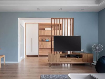 香域加州90平简约风格二居室装修案例