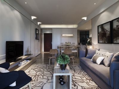 金塘园85平米现代风格二居装修案例