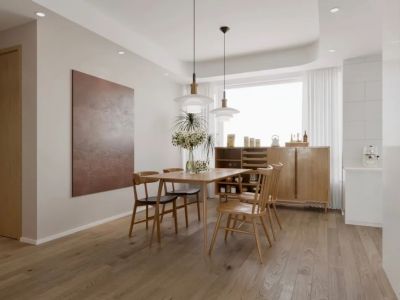 中航九方城市花园83平米简约风格二居装修案例