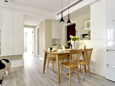 锦溪花园89平米现代风二居装修案例