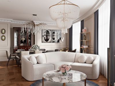 实地海棠华著100㎡二居室欧式风格装修案例