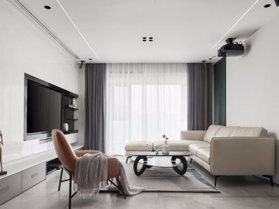 恒大檀溪郡128㎡三居室现代风格装修案例