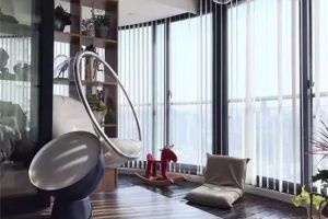 [高度国际装饰]不想装窗帘，百叶窗也不错！