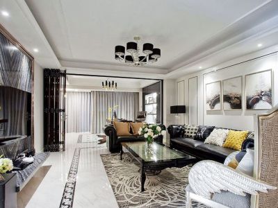 光大花园171平米混搭风格大平层装修案例