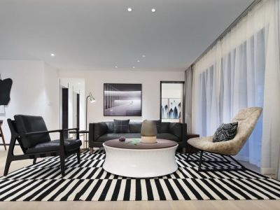 盛天茗城162平米现代风格四居装修案例