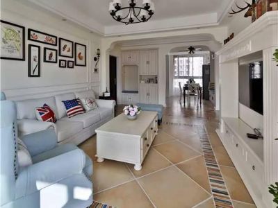 万科城125平米美式三居装修案例