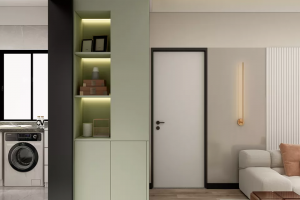 [长治城市人家装饰]德馨园74平两房两厅北欧风格