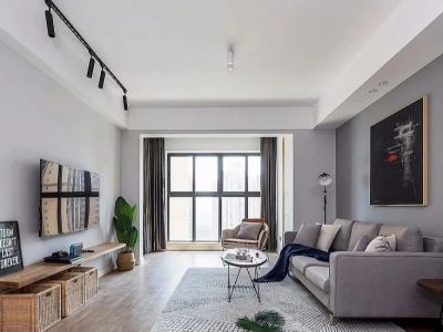 盛天东郡103平米现代风格三居装修案例