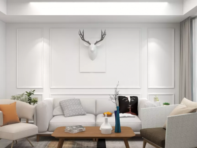 三盛托斯卡纳130平三房两厅北欧风格案例