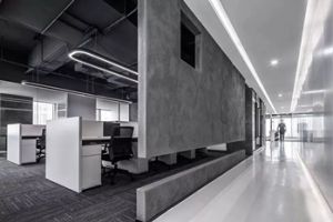 [河南钰之品装饰]-郑州灰色调办公空间设计