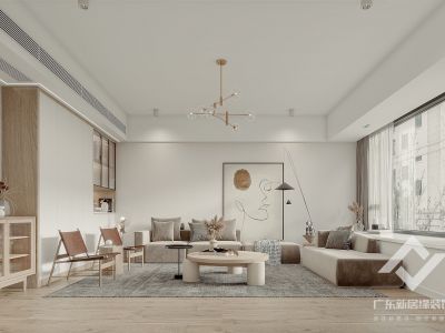 天璟雅居120平三居室简约风格装修案例