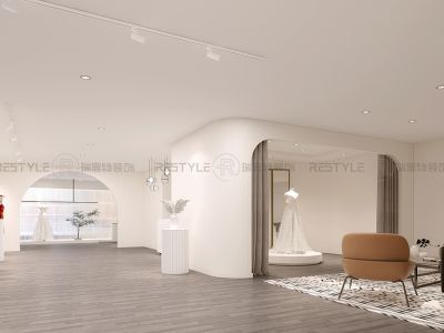 lyra婚纱店320平装修案例