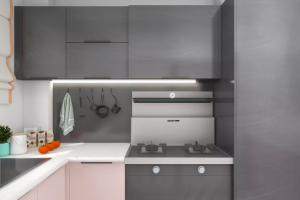 [长治城市人家装饰] 代代红小区85平两房两厅轻奢风格