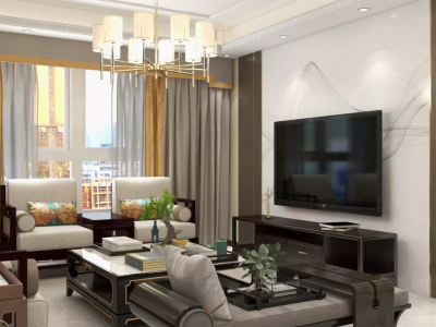 盛世家园132平三房两厅轻奢风格案例