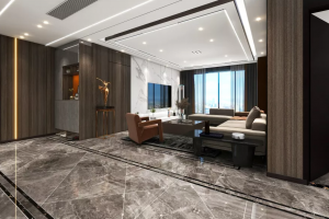 [长治城市人家装饰] 地委南大院115平三房两厅轻奢风格案例