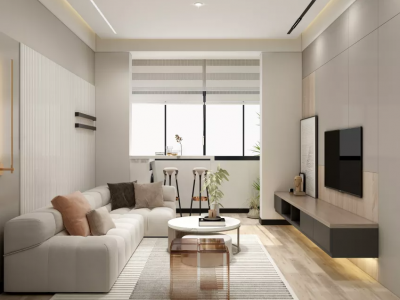 帝豪天成74平两房两厅北欧风格案例