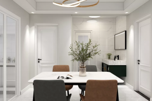 [福州星之家装饰]蔚蓝国际95平两房两厅北欧风格案例