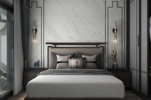 [福州星之家装饰]滨海橙里80平三房两厅新中式风格