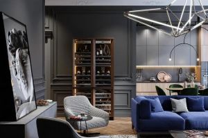 [德雕装饰]110㎡现代风设计，灰格调，优雅时尚！