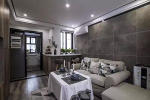 [福州德雕装饰]52平婚房，“不买”电视柜、床头柜！比多间屋还实用！