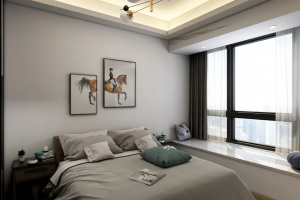 天润天城77平两房两厅现代简约风格案例