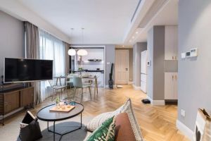 [德雕装饰 ]89㎡，低调灰+白色+木色，温情满满很温暖!