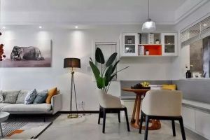 [德雕装饰]75平的简约风小户型，乍看上去简简单单，其实有很多细节