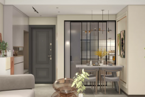 [黄石欧派整装大家居]都市阳光花园123平四房两厅混搭风格