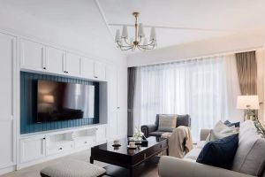 [德雕装饰]122㎡现代美式3室2厅，演绎气质高雅的品质生活