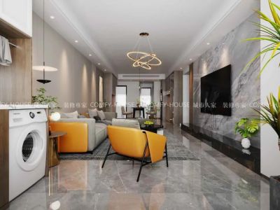 城市人家丨中北新都心128㎡现代风格设计