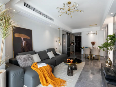 88㎡现代暖宅，小户型的理想家！