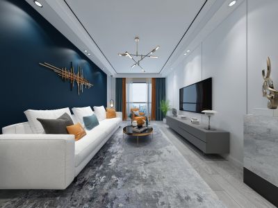 红星天泊现代轻奢75平