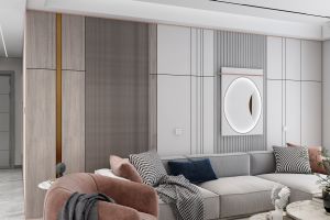 涿州金品时代三居现代轻奢风格无主灯方案分享