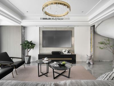 中梁熙华府112平三居室现代案例