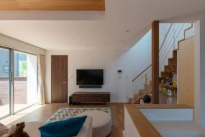 [徽峰装饰]125平复式房，客厅设计实在漂亮，超大落地窗采光充足，舒服！