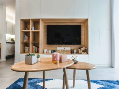 新世界家园75平现代简约二居室装修案例