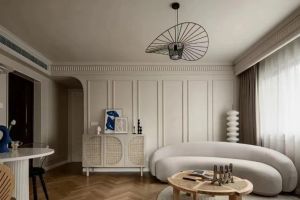 [黄岛华杰东方装饰]八十六平温馨优雅法式混搭两局婚房