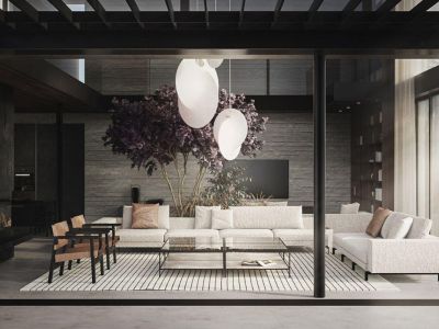 大宅装修设计 现代简约奢华独栋别墅 家装全包装修公司案例