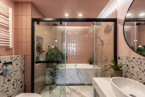 [成都九鼎装饰]卫生间淋浴房隔断样式有哪些？隔断价格是多少？