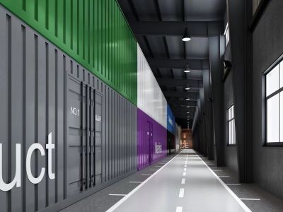 华创医疗工厂现代风格装修案例