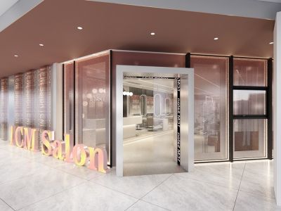 美容美发180平现代风格美发店装修案例