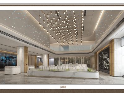 2260平售楼中心现代风格装修案例