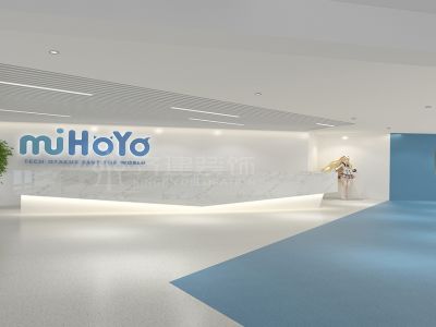 游戏公司4800平办公室现代风格装修案例