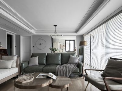 东南智汇城现代风格99平三居装修案例