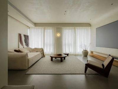 万科东望92平简约风格二居室装修案例