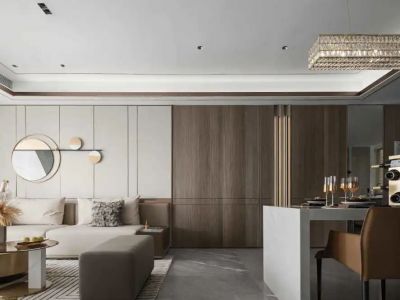 昆明融创文旅城现代风格110平米装修案例