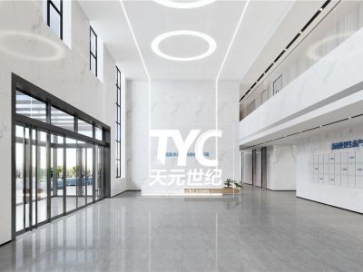 天元世纪设计案例||湖北孝感福聚多办公楼装修设计