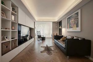 [诺轩装饰]满足所有可能紧凑98平米现代简约三局设计