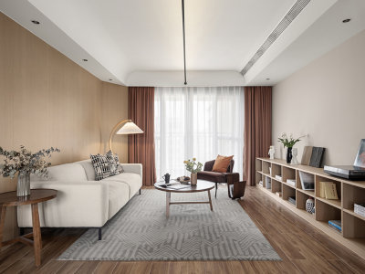 恒和智系118平北欧风格三居室装修案例